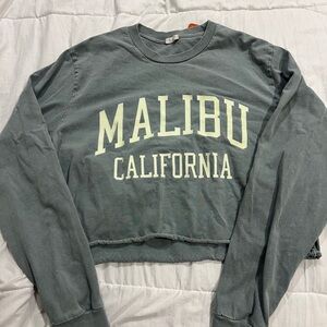 Brandy Melville Gray Long Sleeve Top